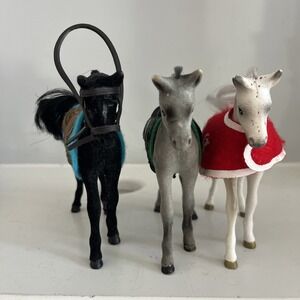 Vintage Marchon Empire Mixed Lot Of 3 Horses Grand Champion‎ Gray White Black